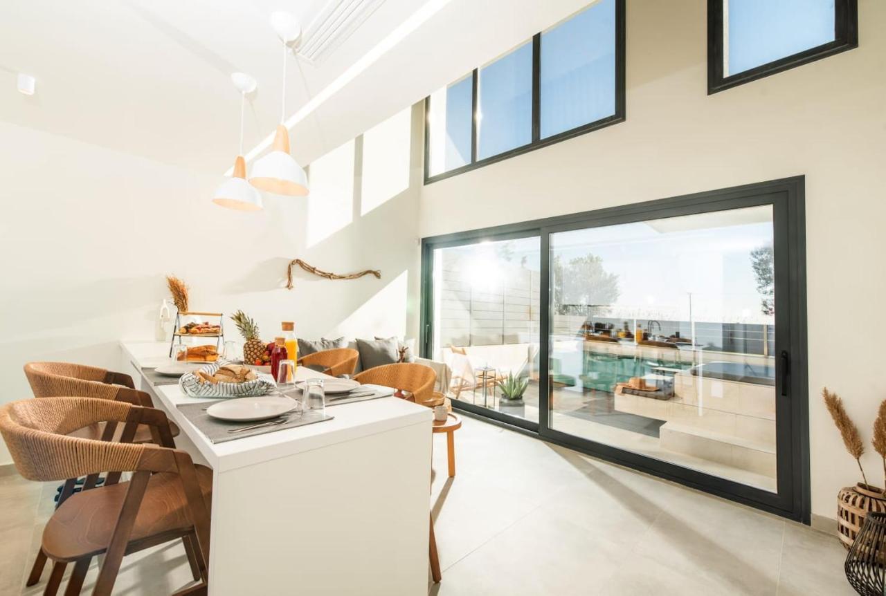 Serene Villas Halkidiki - Cfront Private Pool เนอาอิรากลีอา ภายนอก รูปภาพ